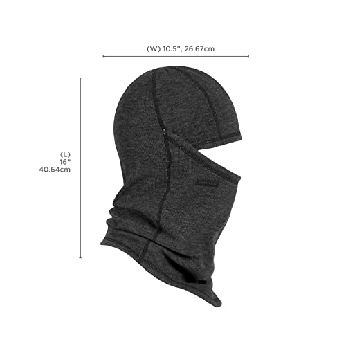 Turtle Fur Luxe Quantum Balaclava Face Mask Hood Neck Warmer, Black #TOP3