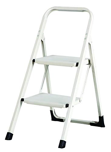DRABESTStep Ladder Folding 2 Steps Stool Step Stools for Household, Kitchen, Office
