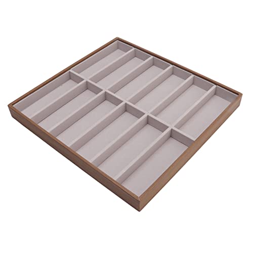 Boîte de rangement lunettes en cuir avec 12 compartiments idée cadeau - 3