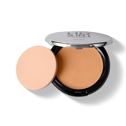 Image of RENEE All Beige PRO HD 3 In 1 Compact,Concealer,Foundation-Soie,SPF 20,Matte Finish,High Coverage,Ultralight & Silky Smooth Finish,Enriched With Vitamin E,C & Aloe Vera-9 Gm,Beige