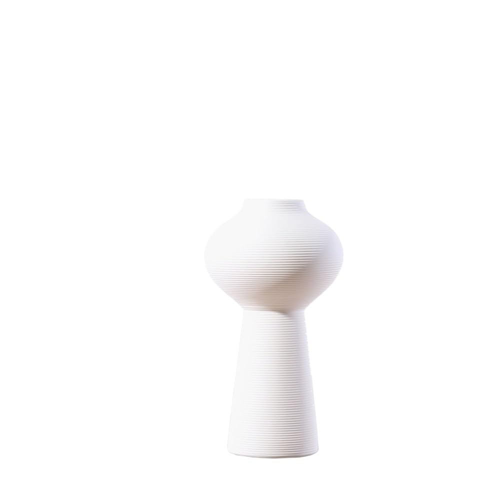 Home Vases Irregular White Vintage Ceramic Vase Arrangement Living Room Hydroponic Flower Decoration Indoors Decor