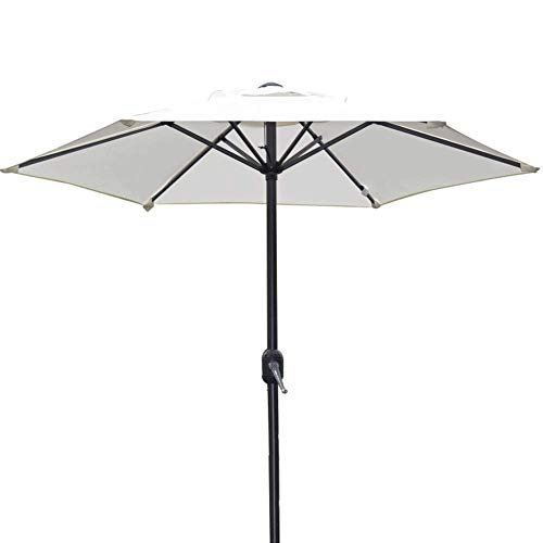 Parasol exterior UV70+ de dos metros con protección solar alta