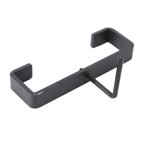 Soporte de clip para poste de cerca, 12,5x1,8x3,5 cm, abrazadera de fijación de poste de hormigón de acero al carbono resistente, perno en L para colgar en macetas de buzón de