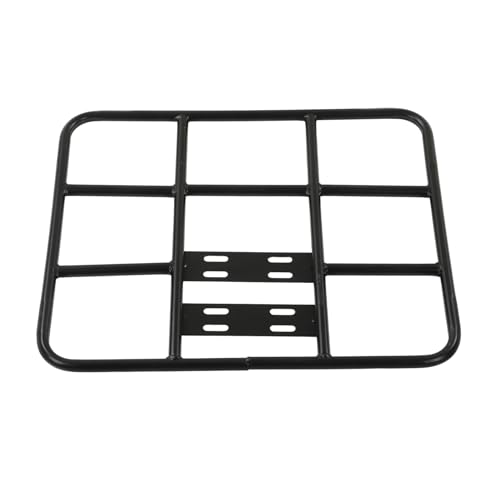 Food Delivery Box Rack Rear Grille Universal Motorcycle Rear Rack Extension 80kg Loading Seamless Steel Tube for Motorcycle Electric Bicycle(48/38-Type 2)