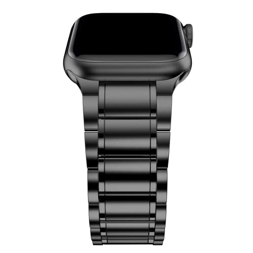 HQEUZ Titanium Bracelet Compatible with Apple Watch Strap 49 mm 46 mm 45 mm 44 mm 42 mm Replacement Strap Adjustable Metal Bracelet Compatible with iWatch Ultra Series 10 9 8 7 6 5 4 3 SE - Image 3