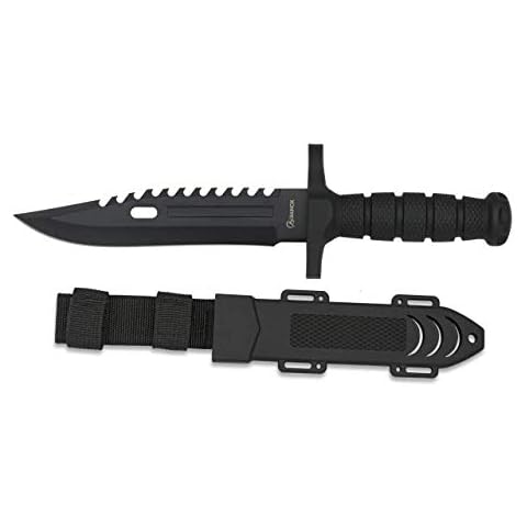 Cuchillo Negro Hoja 19cm Albainox 32434 Cover