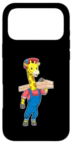 キリン 木工職人 木材 工芸 スマホケース iPhone 17 Pro Max 用