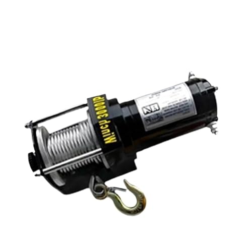 Winche eléctrico 3000LBS con control por cable 12V miniatura 2