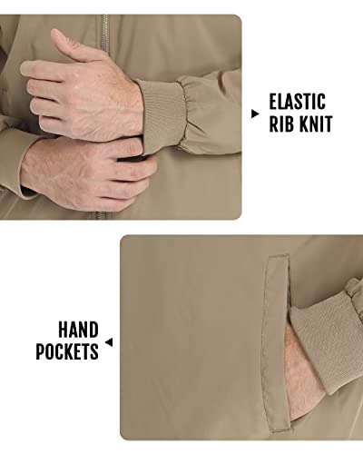 Boladeci Light Jackets For Men Slim Fit Water Resistant Spring Fall Zip Up Thin Softshell Golf Casual Flight Windbreaker Lightwight Jackets Red Xl #TOP3