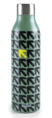 Botella Termo Doble Pared 0,5L, Aislante, Resistente, Ligera, Ideal para Mantener la Temperatura de Bebidas frías o Calientes.