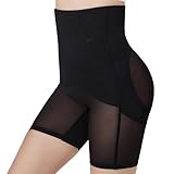 Roinaid Dauchweg Unterhose Damen Schwarz Miederpants,Miederhose Damen Bauchweg Polyester Miederhose Damen,Bauchweg Hose Damen Geeignet zur Taillenformung,Körperformung,Bauchstraffung(L)