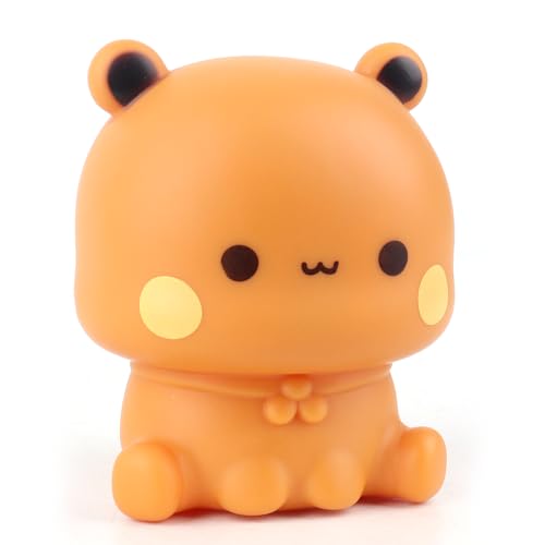 Dhqkqg Bubu Dudu Children's Night Light, 3 Brightness, Rechargeable LED Night Light, Silicone Touch Bedside Lamp, for Children, Adults, Bedrooms, Newborn Decoration (Bubu) Dhqkqg Bubu Dudu Children's Night Light, 3 Brightness, Rechargeable LED Night Light, Silicone Touch Bedside Lamp, for Children, Adults, Bedrooms, Newborn Decoration (Bubu)