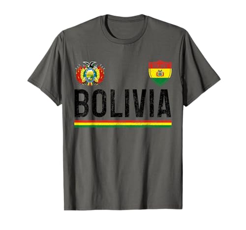 Drapeau Bolivie Fierté Vintage Bolivie T-Shirt