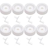 Ultra Durable WD12X271 Dishwasher Wheels Lower Dishrack Roller Kit by Blue Stars- Exact Fit for General Electric Kenmore Hotpoint Dishwasher- Pack Of 8