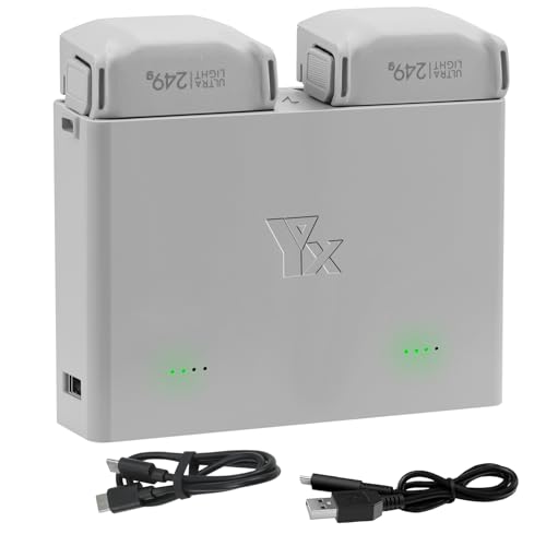 XBERSTAR Mini 4Pro Hub de carga bidireccional para DJI Mini 3/4 Pro - Cargador de batería Accesorios de Drone (batería no incluida)