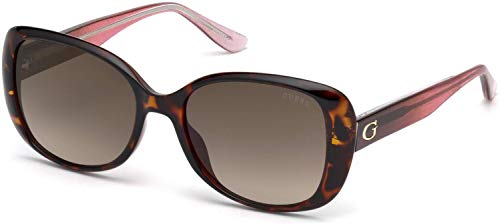Guess GU7554 Square Sunglasses for Women +BUNDLE with ACCESSORY EYEWEAR KIT