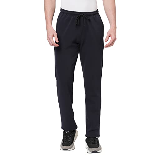 Image of Sweet Dreams Mens Fleece Solid Track Pant Pack of 1 (MP-1501GVCOEO Navy Blue 5XL)