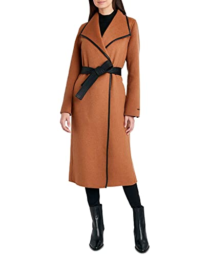 Manteau maxi portefeuille TAHARI contre le froid avec élégance et confort