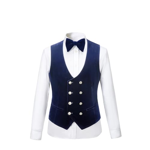 Men's Paisley Jacquard Tuxedo, One Button Shawl Lapel 3 Piece Suit3