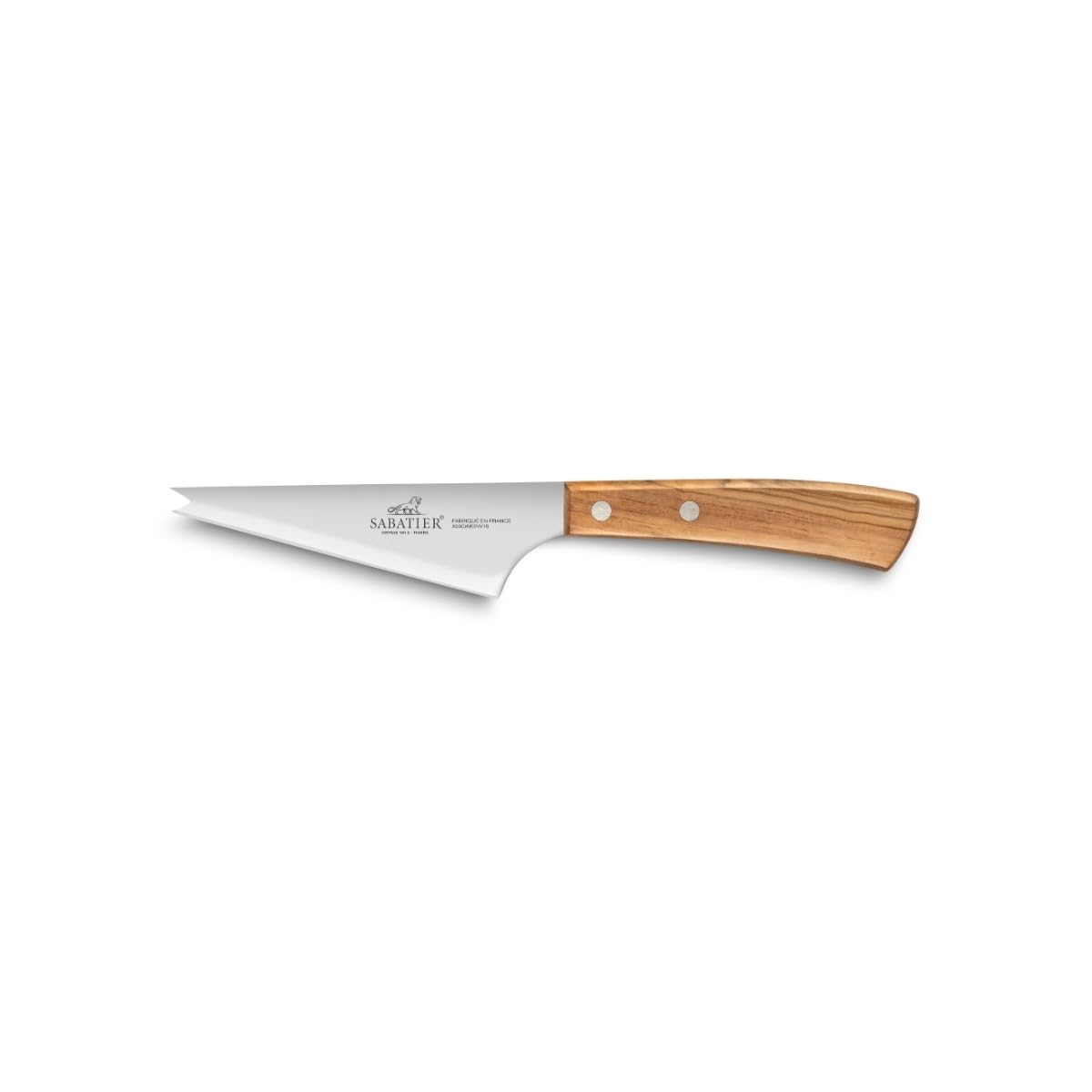 Sabatier - Couteau à Fromage IDEAL PROVENÇAO - 13 cm - Fabriqué en France | Lame et Rivets en Inox, Idéal pour Couper, Trancher et Servir les Fromages avec Précision