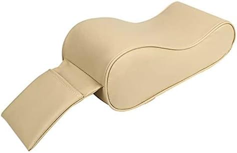 Automaze Center Console Armrest Thick Cushion,Soft Memory Foam PU Leather Height Arm Rest Pad with Phone Pocket Storage Bag (With Front Pocket, Beige) (B097Y5NMNF) Amazon Price History, Amazon Price Tracker