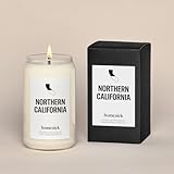 Homesick Northern California Scented Jar Candle, 13.75-Ounce, Soy Wax, 60-80 Hours Burn Time