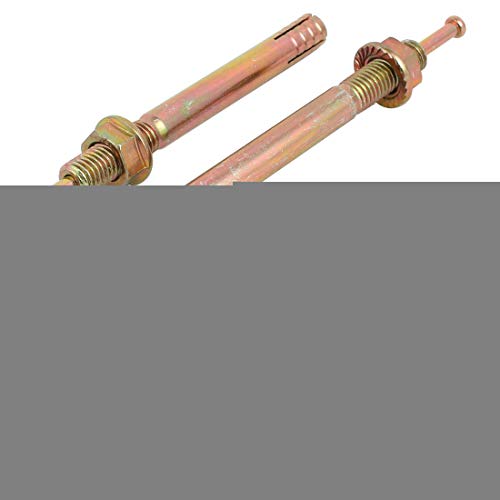 Aexit M12x120mm Zinc Fastener Plated Hammer Drive Anchor Expansion Bolt Fastener 4pcs Model:21as595qo124