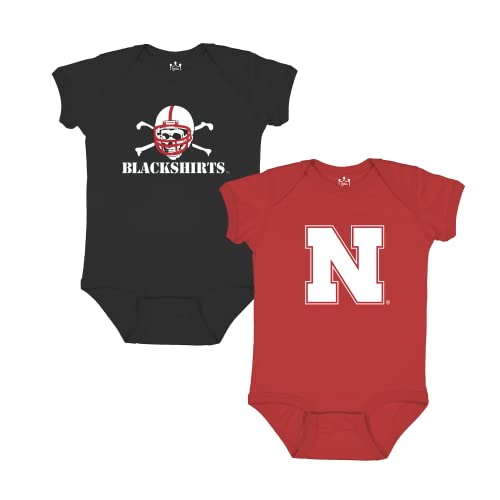Image of Little King NCAA Bodysuit 2 Pack Short Sleeve-100% Cotton-Infant Sizes 0-3M 6M 12M 18M