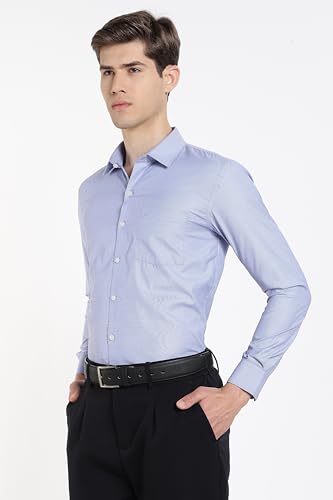 Image of Men's Solid Formal Shirt | Premium Cotton Rich Full Sleeves Shirt | Comfort Fit Office Wear Shirt with Single Chest Pocket | Stylish Casual & Formal Shirt for Men