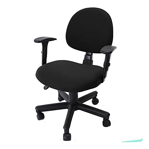 Capa Para Cadeira de Escritório - Preta