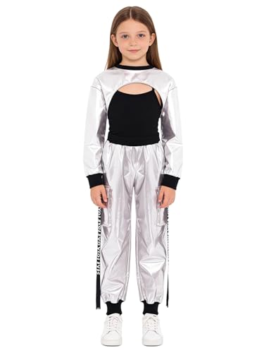 Costume danse rue fille stretch et respirant pour spectacle de jazz