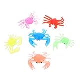 Crabes jouets : vous pouvez dans votre maison ou votre bureau, peut utilisé comme décoration pour restaurant et magasin, jouet crabe doux