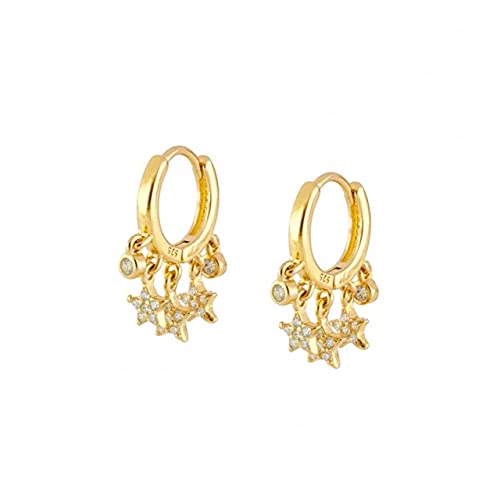 Boucles d'oreilles rondes bijoux femmes tendance anneaux géométriques