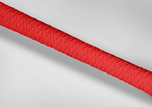 Diamond Grip by Stick Grip - Re-Grip your Stick - Great for Baseball, Softball, Hockey, Lacrosse, Tennis and Anything with a Handle.Â  Easy Installation.Â  Slip It, Zip It, Re-Grip It. (Red)