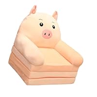 YWJLQH 2 in 1 Children's Sofa, Children's Furniture, Folding Sofa And Chair, Pig 3 Layer