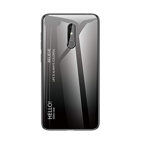 Custodia SWMGO® Gradient Color Anti-Arañazos Vaso Funda para Nokia 3.2 (5)