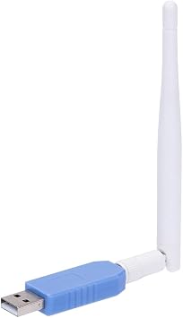 Smaller Size Zigbee 3.0 USB Dongle Gateway, Work with Home Assistant Zigbee2MQTT, EFR32MG21 Universal USB Gateway with Antenna, Wireless Zigbee Adapter Blue