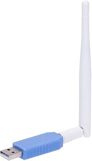 Smaller Size Zigbee 3.0 USB Dongle Gateway, Work with Home Assistant Zigbee2MQTT, EFR32MG21 Universal USB Gateway with Antenna, Wireless Zigbee Adapter (Blue)