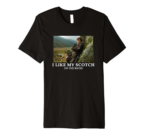 Outlander Scotch on the Rocks Premium T-Shirt