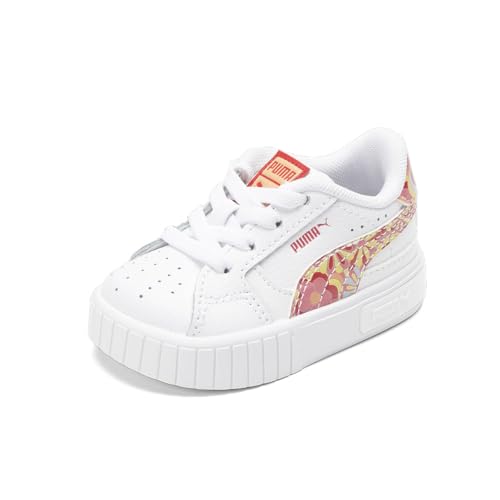 PUMA Kids Girls Cali Star Flower Child Floral Lace Up Sneakers Shoes Casual - White2