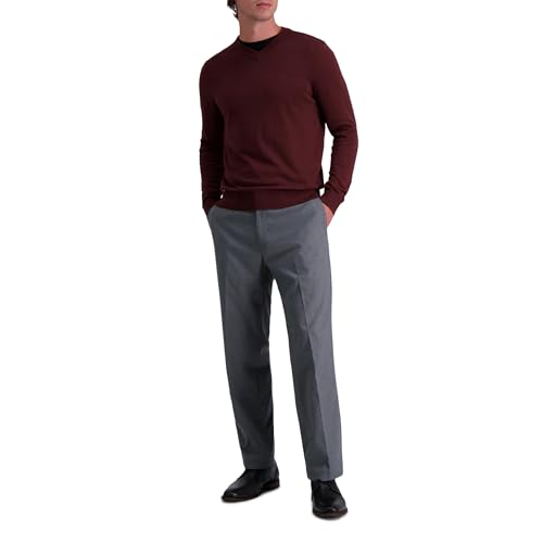 Haggar Mens Long Sleeve V-Neck Sweater3