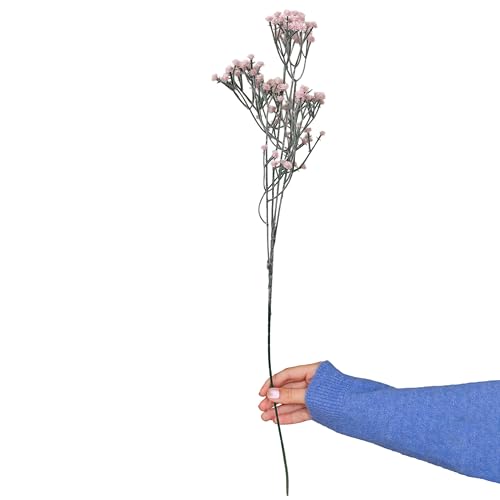 Image of Art Street Babys Breath Pink Flower Artificial Gypsophila Bouquets Flowers| Faux Flowers for Vases| Decoration Items for Living Room, (Pack of 1)
