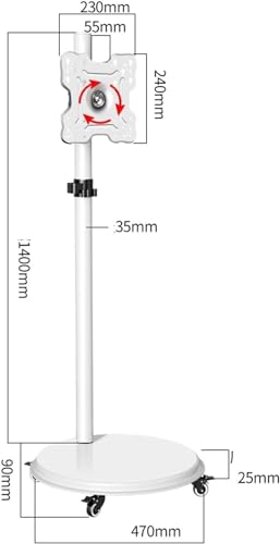 Support mural rotatif horizontal et vertical pour optimiser les petits espaces - 3