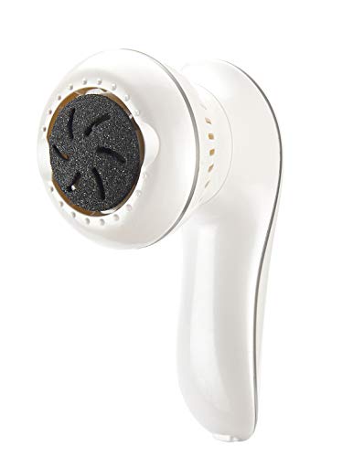 Rio 60 Second Electric Nail File, Spa Pedicure Hard Skin & Callus Remover with 3 Discs - Gentle, Medium and Coarse, USB Rechargeable and Vacuum Action for Dead Skin