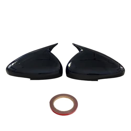 Coque de rétroviseur pour Peugeot 308 508 et 408 noir brillant