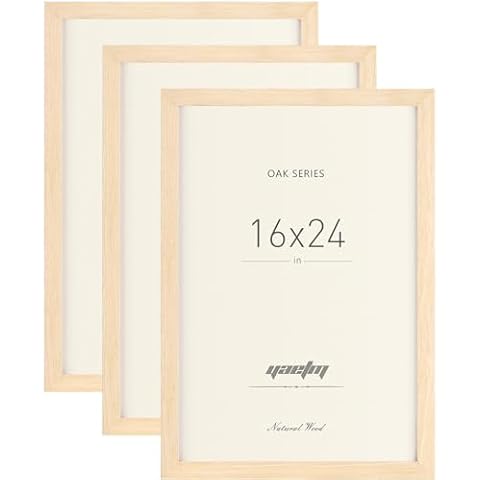Yaetm 16x24 Oak Wood Frame Set Cover