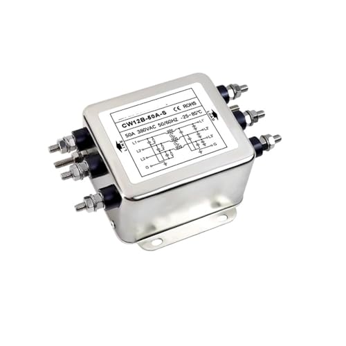 Filtre de puissance triphasé CW12B contre interférences électriques onduleur 380V - 4