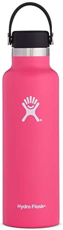 Hydro Flask Standard Mouth Flex Cap Bottle - Stainless Steel Reusable Water Bottle - Vacuum Insulated, Dishwasher Safe, BPA-Free, Non-Toxic