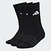 adidas Unisex CUSHIONED SPORTSWEAR CREW SOCKS 3 PAIR PACK, black/black/white, 42-45