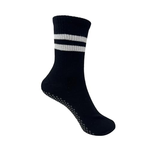 Image of Mint & Oak Pilates Socks with Grips for Women, Ankle Length Non-Slip Yoga Socks, Cotton Ideal For Yoga, Pilates, Gym, Workout, Cute Women's Gift